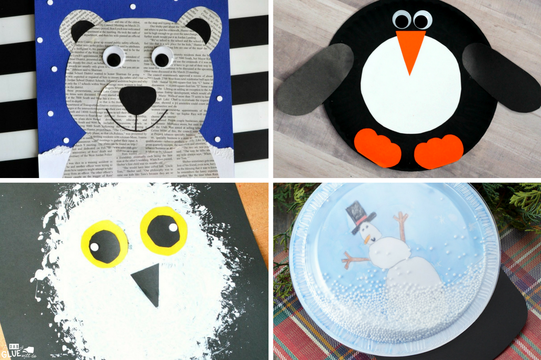Looking for fun Winter Crafts for Kindergarten classrooms? Your students will love these simple winter crafts. Use these for your next fine motor craft too!