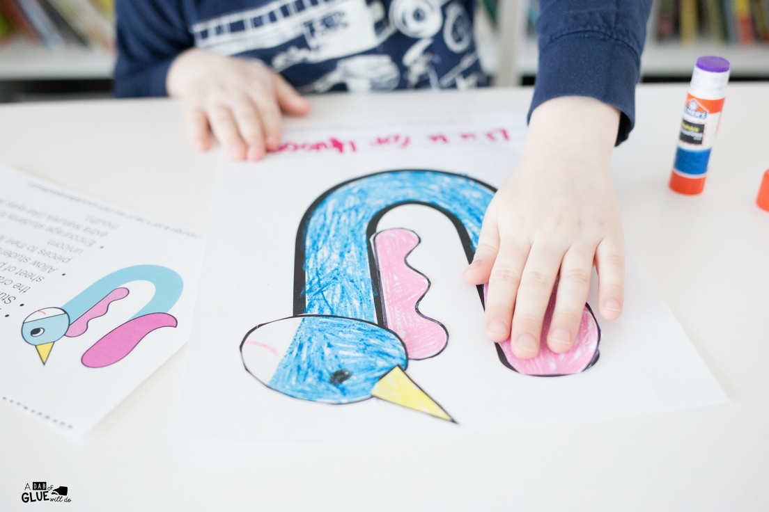 Animal Alphabet U Is For Unicorn Craft