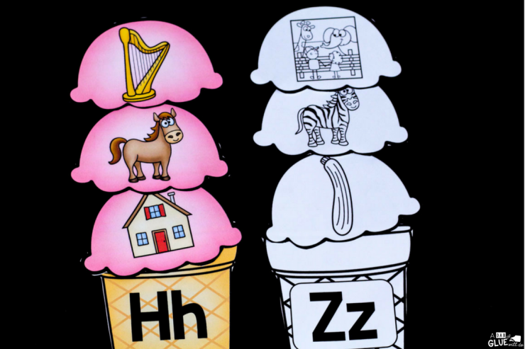Your elementary students will love this ice cream initial sound match up! The perfect addition to your literacy centers.