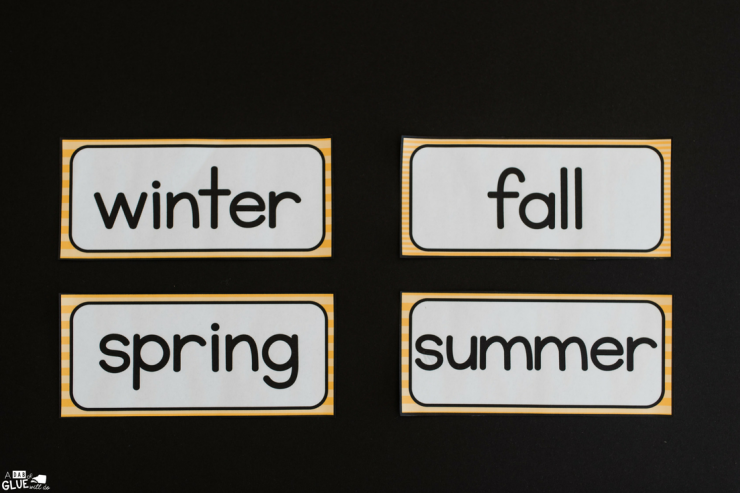 This Seasons Sort printable is the perfect addition to your learning centers at any time of the year.