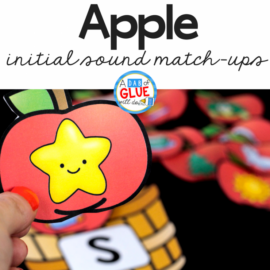 Learning letters becomes so much FUN when you implement apple initial sound match up in your classroom! Perfect for your PreK, Kindergarten, or First Grade classroom.