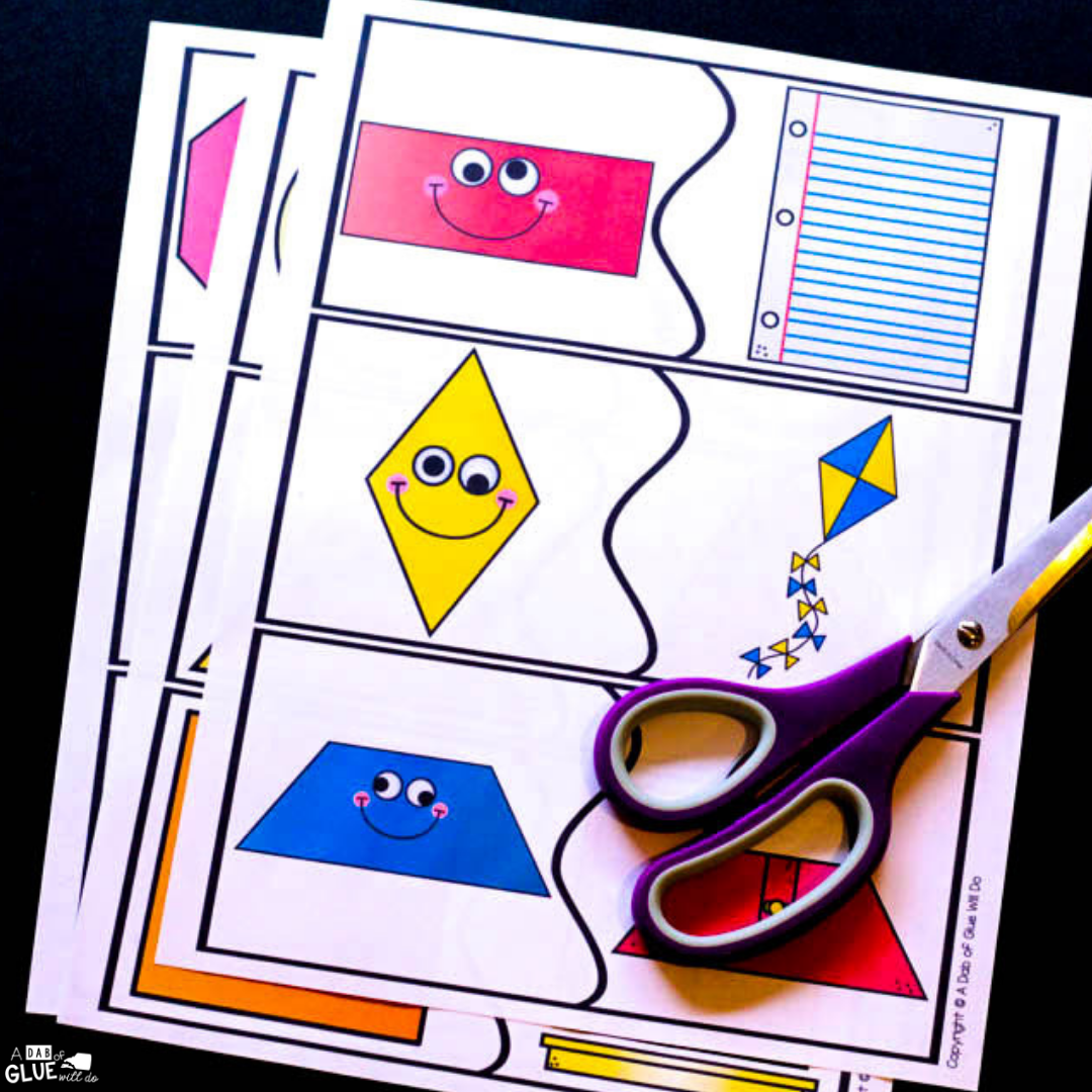 This Shapes Puzzles Printable is an enjoyable hands-on way for your students to learn their shapes. Incorporates learning and doing, while having fun!