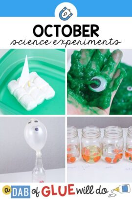 4 science experiments for October