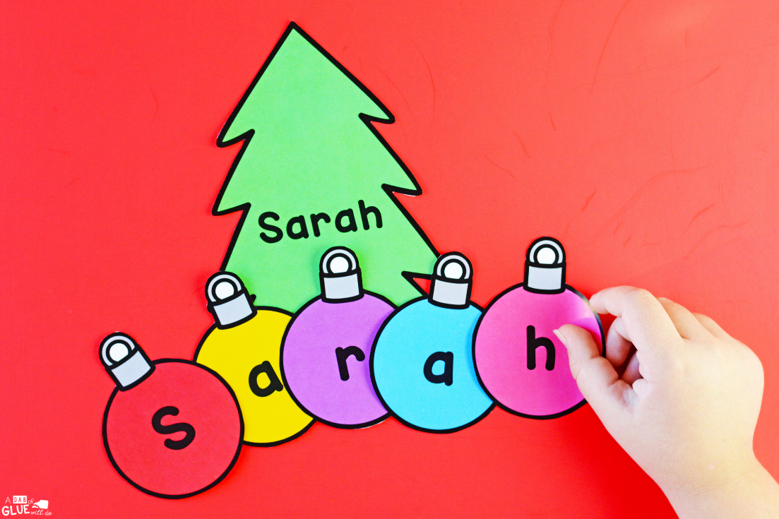Students feel accomplished when they master spelling their name with this Christmas Editable Name Activity and worksheets. 