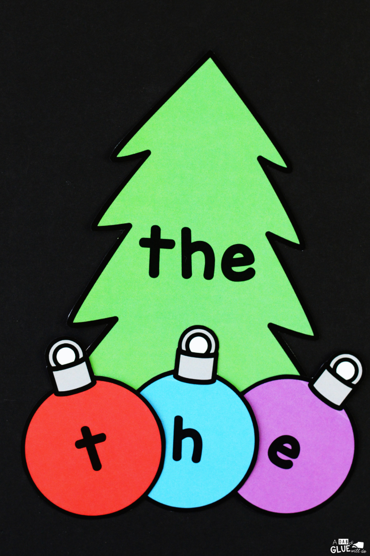 This Christmas Editable Sight Word Activity helps our little learners to review their sight words in an enjoyable hands-on way!
