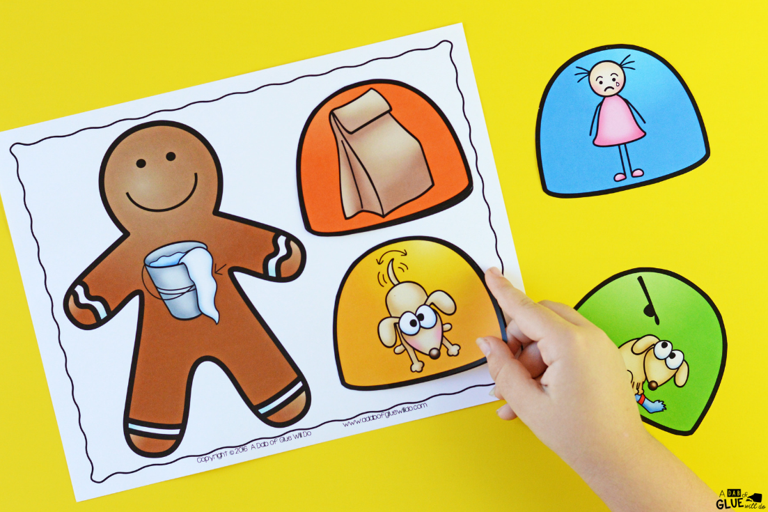 Use this Gingerbread Rhyming Mats Activity to help our preschool and kindergarten students build their phonological awareness in a hands-on way.