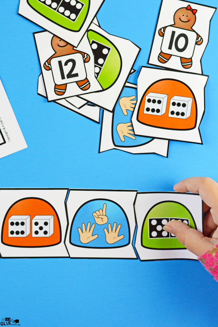 This Gingerbread Numbers Puzzles helps students to have a strong number sense to promote confidence in numbers as they build a foundation in math skills.