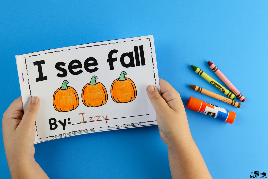 This I See Fall Interactive Reader is a fun hands-on way for students to actively engage and improve their reading skills and increase their vocabulary. 