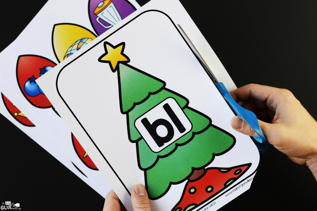 This Christmas Blends Match-Up is perfect for students to practice blending together individual sounds within words in a hands-on way!