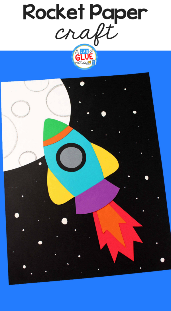 Use this Paper Rocket Craft with your little learners during your science units or during arts and crafts time. Perfect to practice fine motor skills.