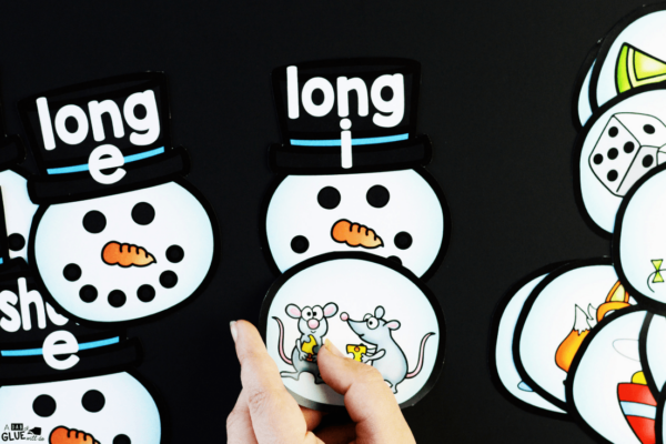 Snowman Middle Sound Match-Up - A Dab of Glue Will Do