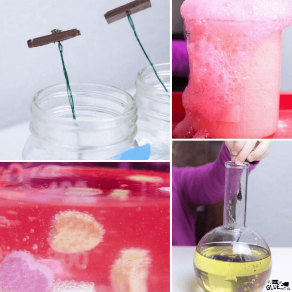 These February Science Experiments are an entertaining way to get kids enthralled in learning and realizing how fun science is.