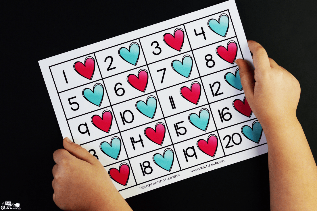 Connect Numbers with a fun holiday with this Valentine's Day First to 20 and 50 activity. Get your students learning in an exciting way.