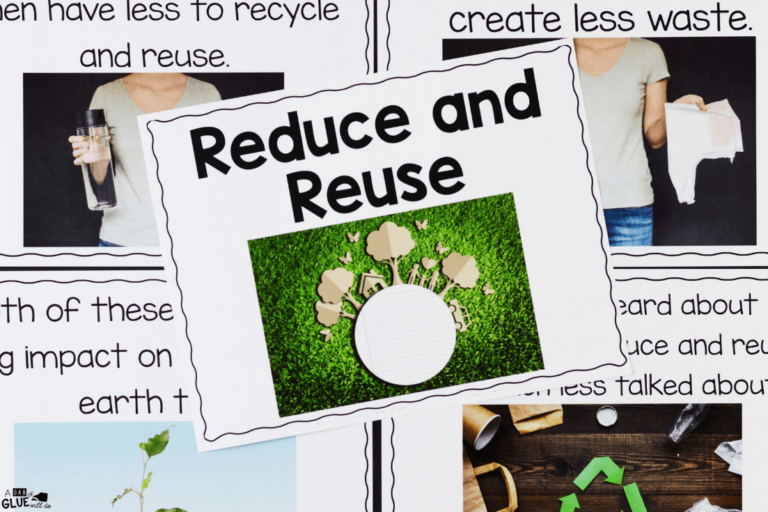 Reuse Science Reduce, Reuse, Recycle Science Unit - A Dab of Glue Will Do