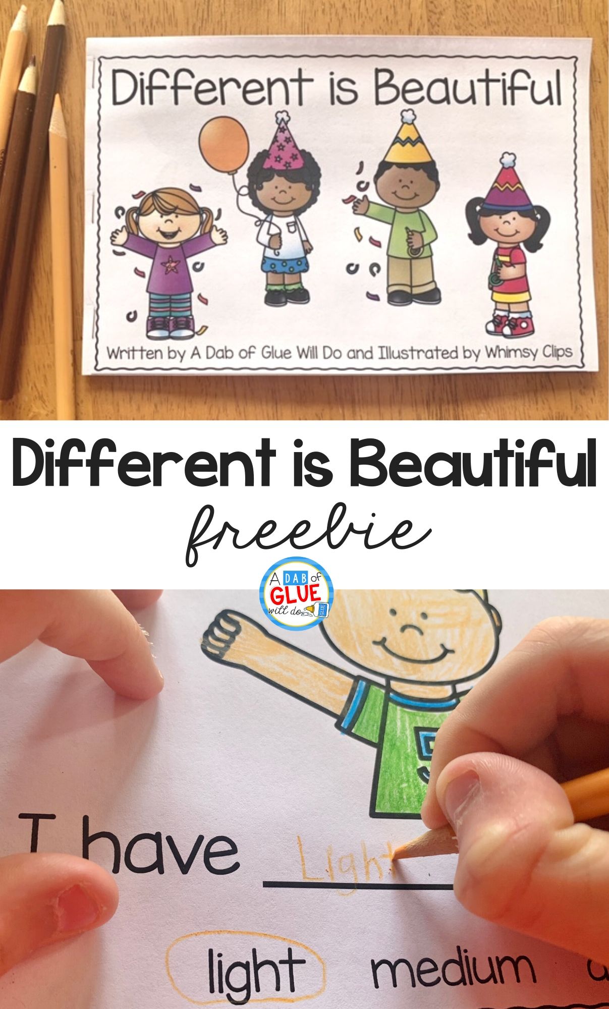 Different is Beautiful Emergent Reader to Celebrate Diversity