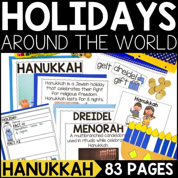 Holidays Around the World - Hanukkah - A Dab of Glue Will Do