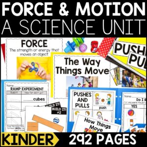 Force and Motion for Kindergarten