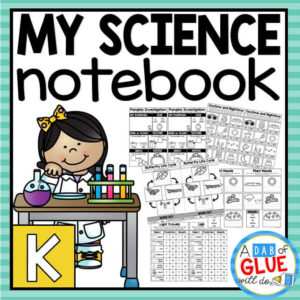 Interactive Science Notebook Cover & Activities: Kindergarten Science Journals