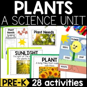 Plants Unit for Pre-K