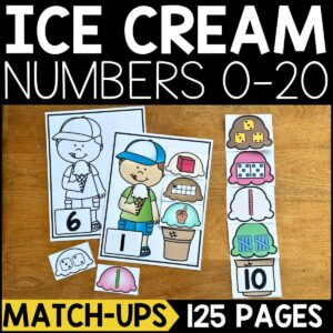 Ice Cream Number Match-Up