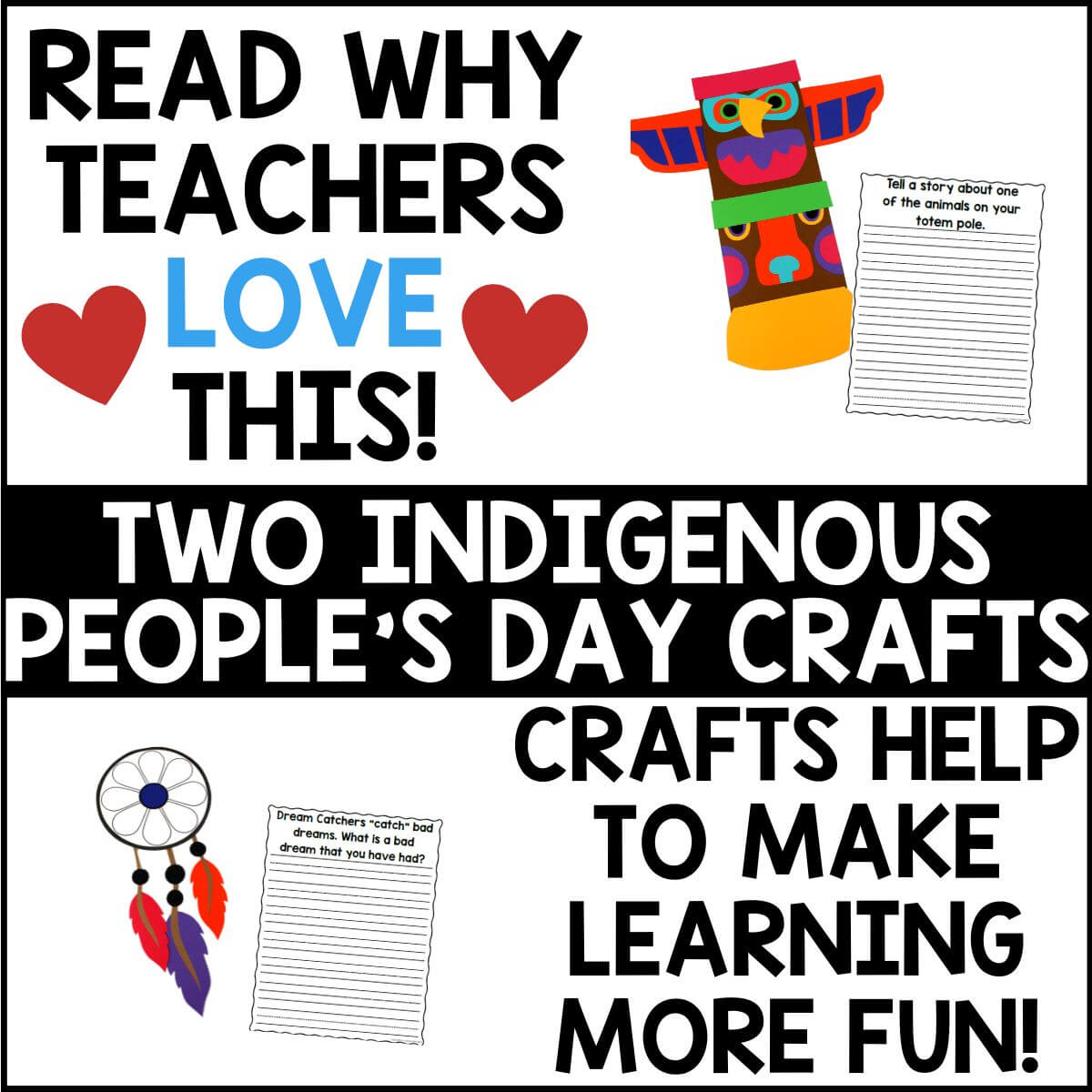 Indigenous People Day Paper Craft Activity and Creative Writing - Image 3