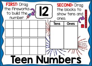 July and Summer Boom Card Activities for Kindergarten - A Dab of Glue ...