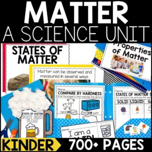 Matter Kindergarten Unit