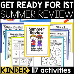 Kindergarten Summer Review