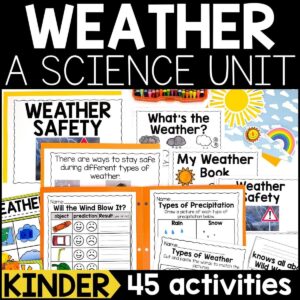 Weather Science Unit for Kindergarten