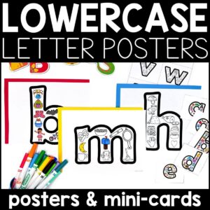 Lowercase Alphabet Posters