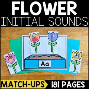 Flowers Initial Sound Match-Up