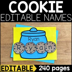 Cookies Editable Name Activity