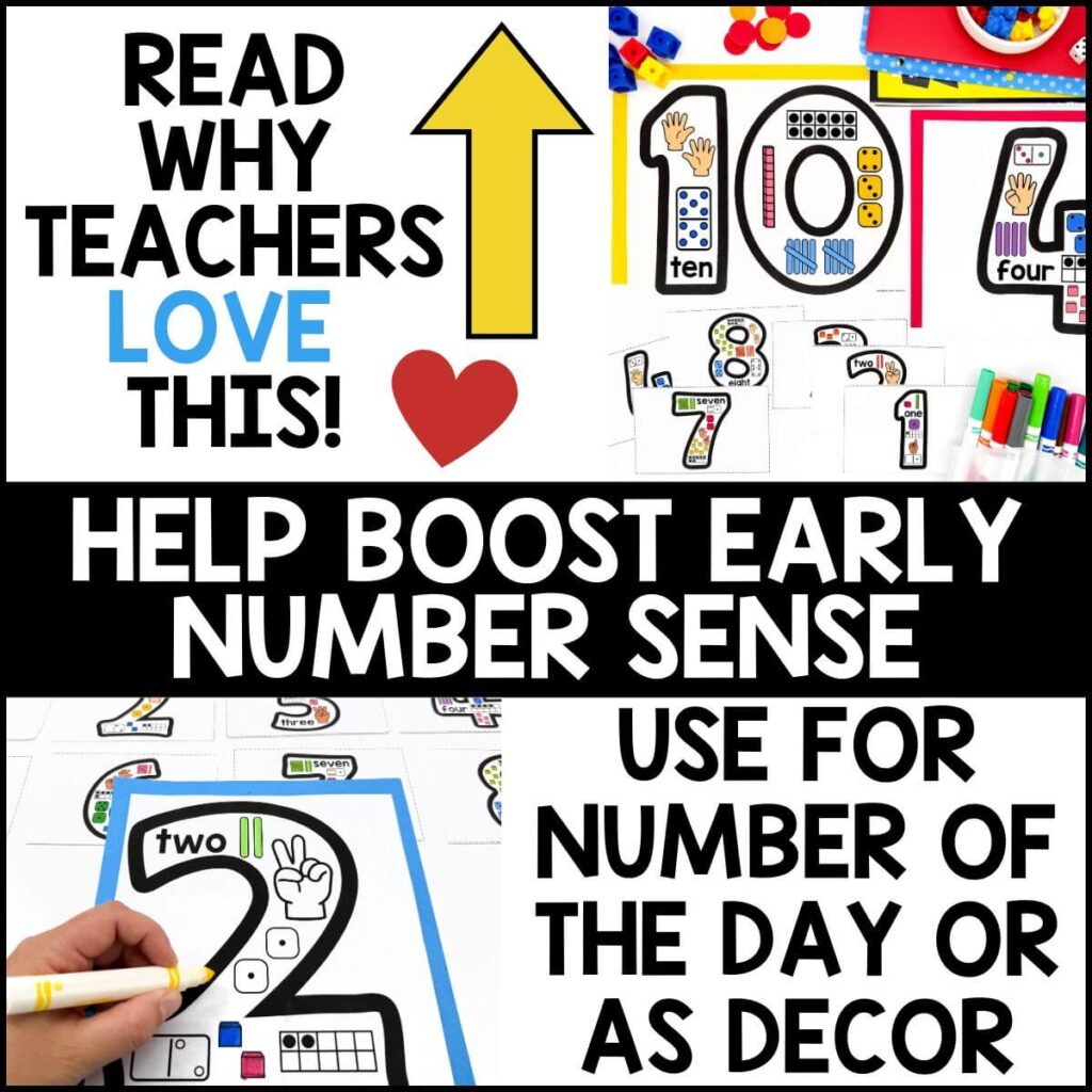 Number Posters - A Dab of Glue Will Do