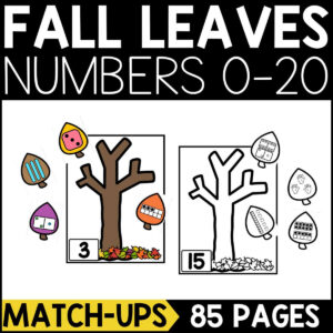 Fall Leaves Number Match-Up