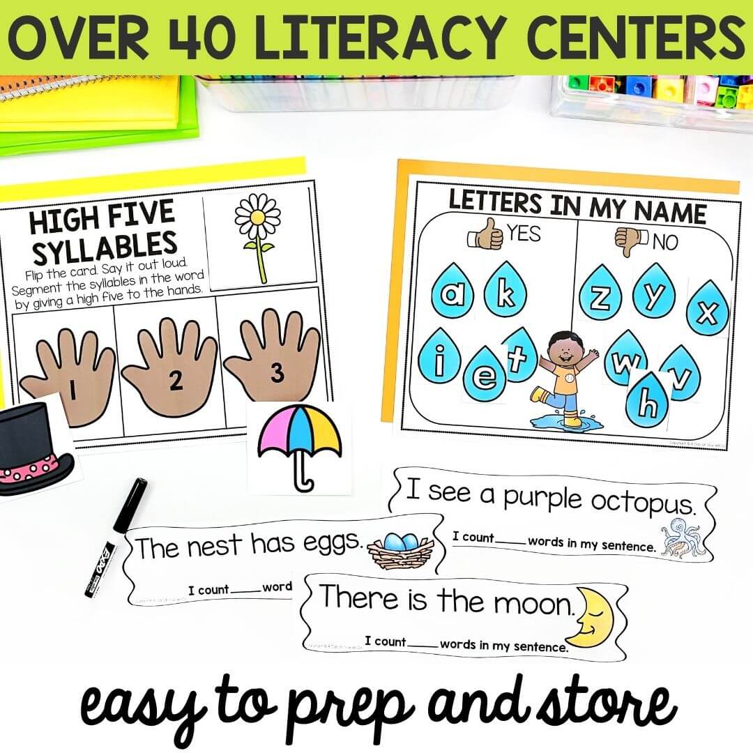Pre-K Zero Prep Math and Literacy Centers - Image 2
