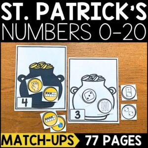 St. Patrick's Day Number Match-Up