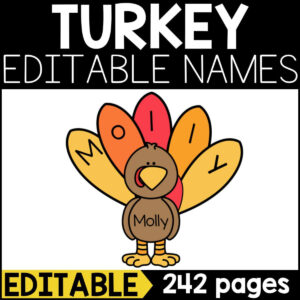 November Turkey Name Building