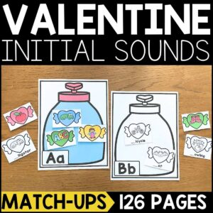 Valentines Day Initial Sound Match-Up