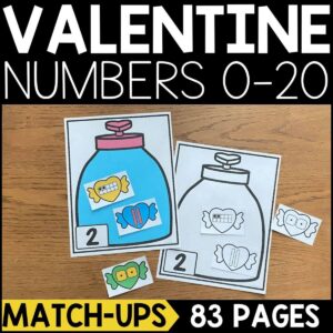 Valentines Day Number Match-Ups
