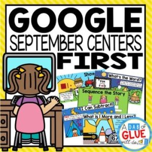 September and Fall Google Slides for First Grade