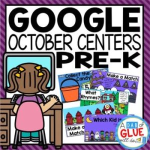 October and Halloween Google Slides for Pre-K