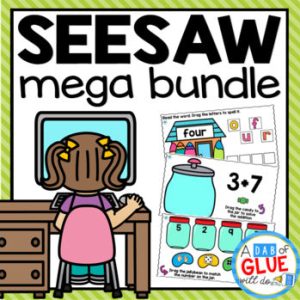 SeeSaw Digital Mega Bundle for SeeSaw Distance Learning {Pre-K, K, & 1)