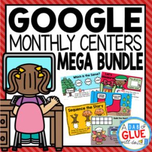 Monthly & Holiday Google Slides Mega Bundle for Kinder, PreK and 1st