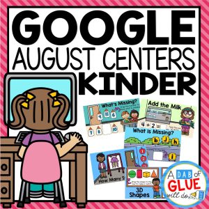 August and Back to School Google Slides for Kindergarten