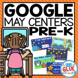 May and Spring Google Slides for Pre-K