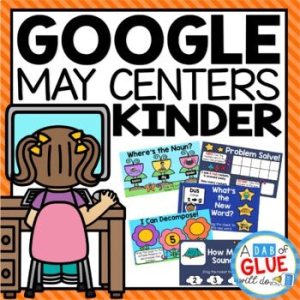 May and Spring Google Slides for Kindergarten