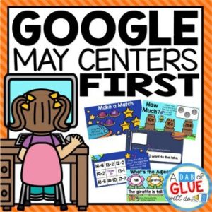 May and Spring Google Slides for First Grade
