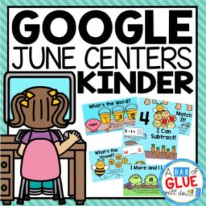 June and Summer Google Slides for Kindergarten