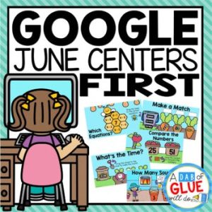 June and Summer Google Slides for First Grade