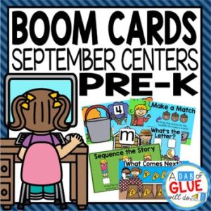 September and Fall Boom Card Activities for Pre-K